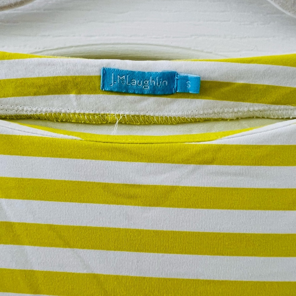 ***SOLD*** J. McLaughlin Catalina Cloth 3/4 Sleeve S Top - Picture 9 of 9